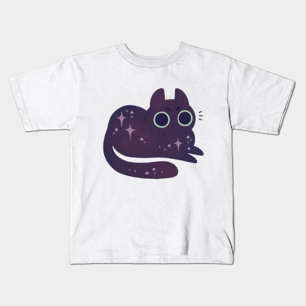 Space Cat Kids T-Shirt by Niamh Smith Illustrations